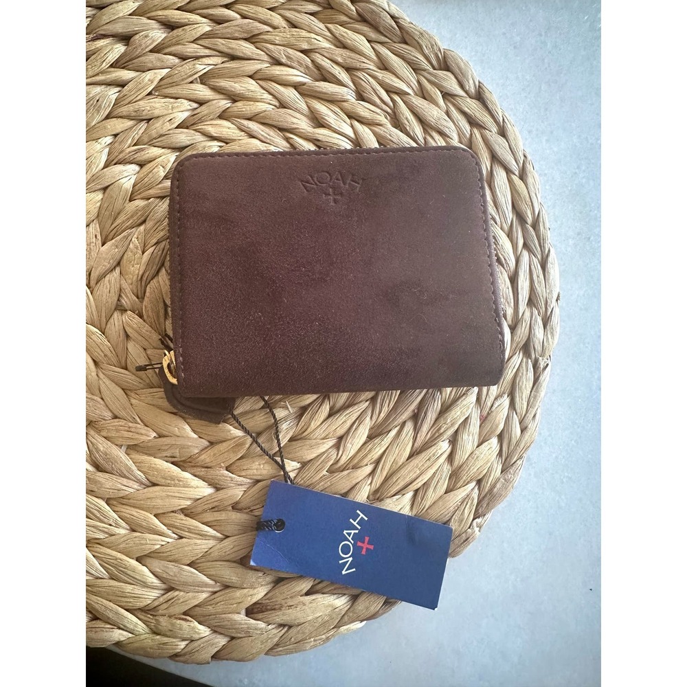 NOAH Suede Zipper Wallet